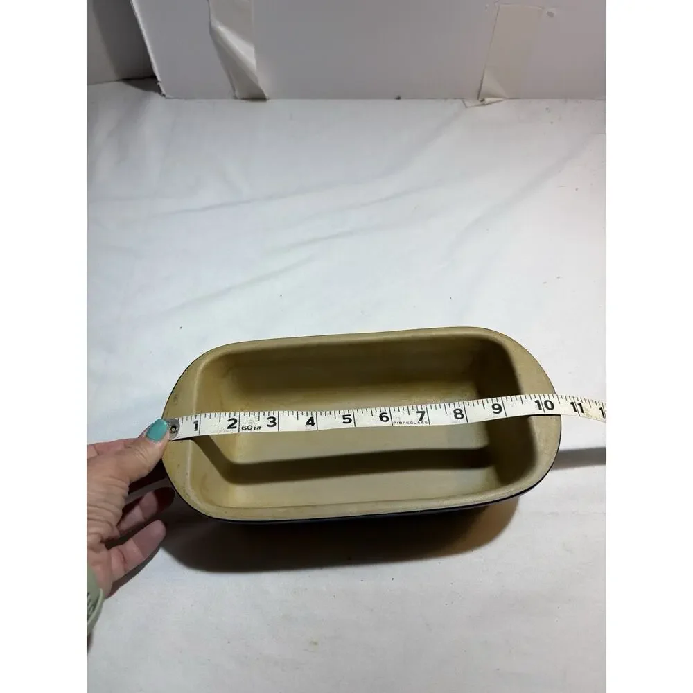 Vintage Stoneware Rectangular Baking Dish 9x4
